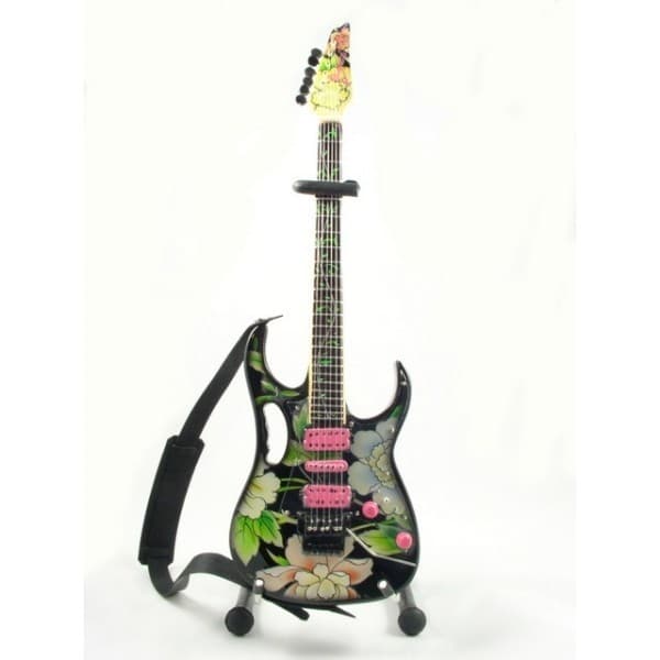 Mini guitar: Steve Vai - Ibanez Flower Cut