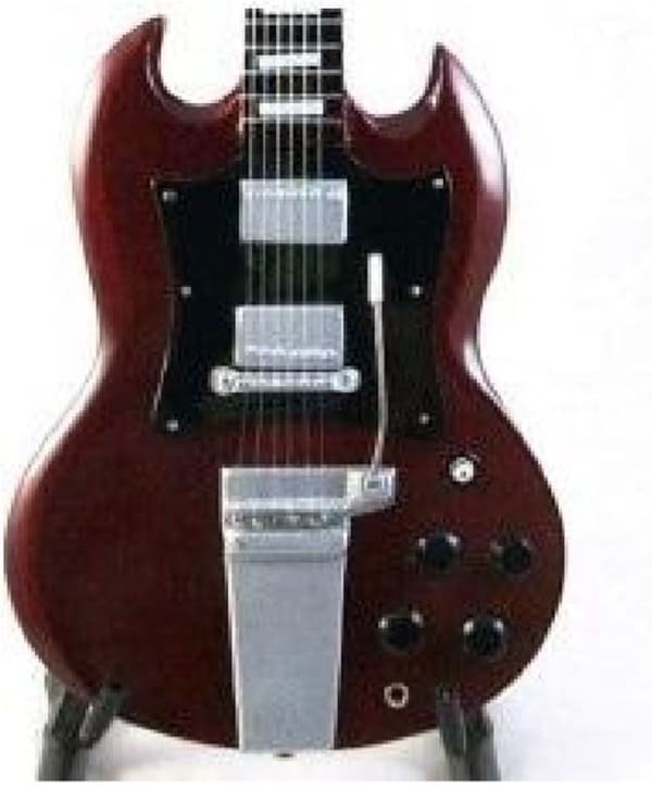 Mini guitar: The Doors - Robbie Krieger - Gibson SG