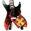 Miniatyrbillede 1 af 2: Mini guitar: Metallica - James Hetfield - Brown Cross