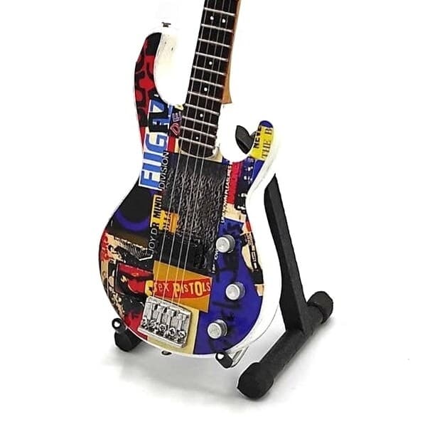 Mini guitar: Red Hot Chilli Peppers - Flea - Fender Psychedelic Jazz Bass