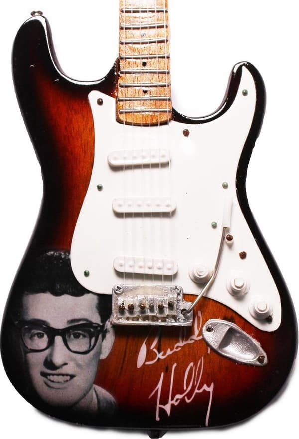 Mini guitar: Buddy Holly Tribute