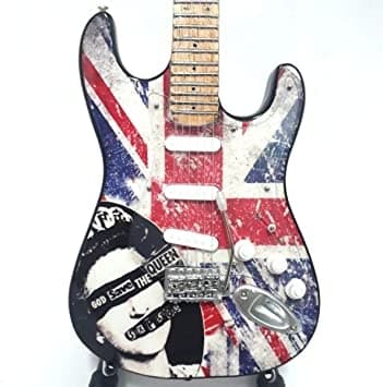 Mini guitar: Sex Pistols - Tribute - Fender Stratocaster