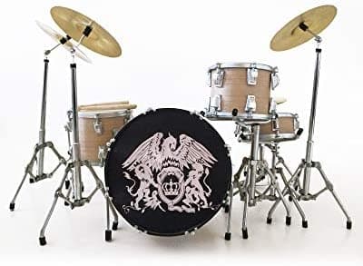 Mini Drum Set: Queen - Roger Taylor - Ludwig 'Crest Tribute'