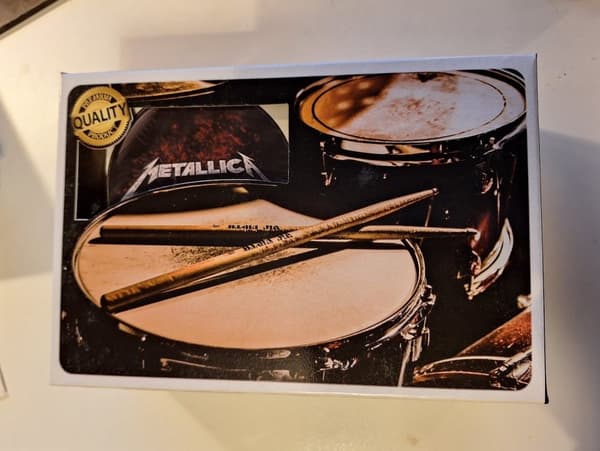 Mini Drum Set: Metallica - 'Blue Flames'