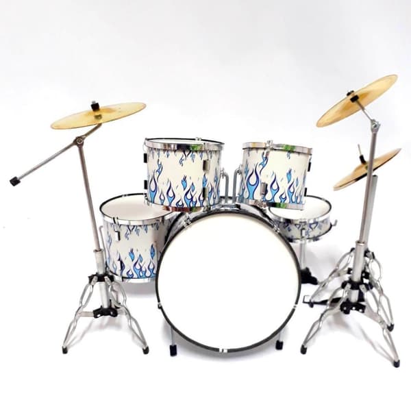 Mini Drum Set: Metallica - 'Blue Flames'