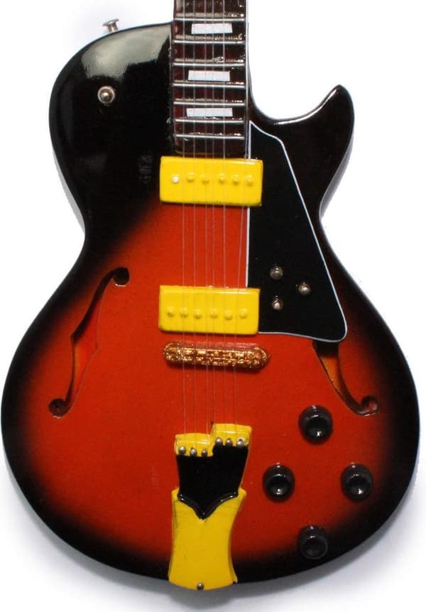 Mini guitar: Oasis - George Benson - Ibanez GB20 - Brown Sunburst