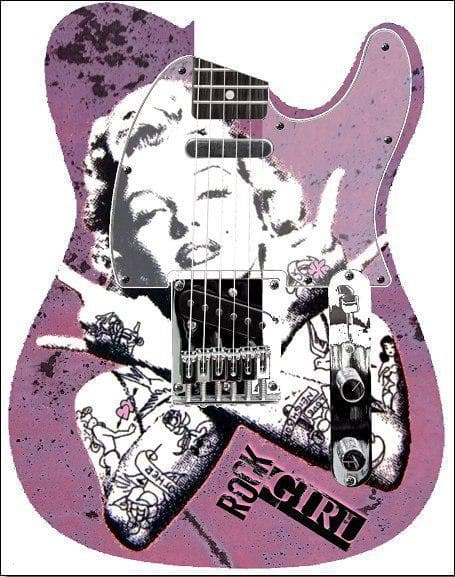 Mini guitar: 'Rock Girl'