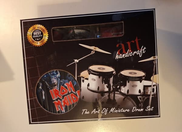 Mini Drum Set: Iron Maiden - Tribute