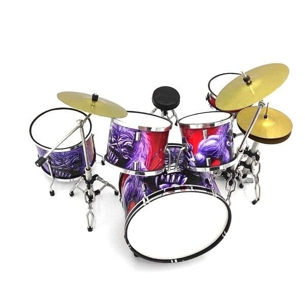 Mini Drum Set: Iron Maiden - Tribute