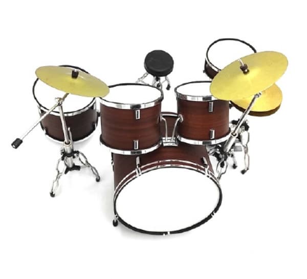 Mini Drum Set: Ludwig - 'Dark Wood'