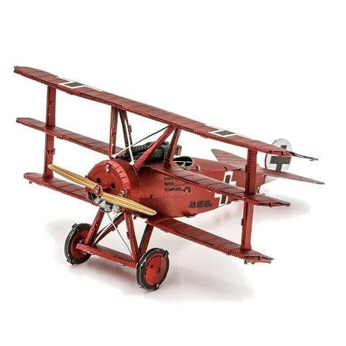 modellkit Fokker Red Baron Triplane röd