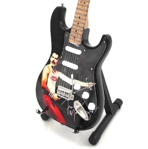 Mini guitar: Queen - Tribute - Freddie Mercury