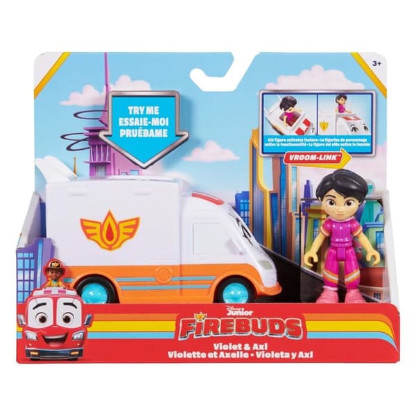 Firebuds Core Vehicle - Violet & Axl