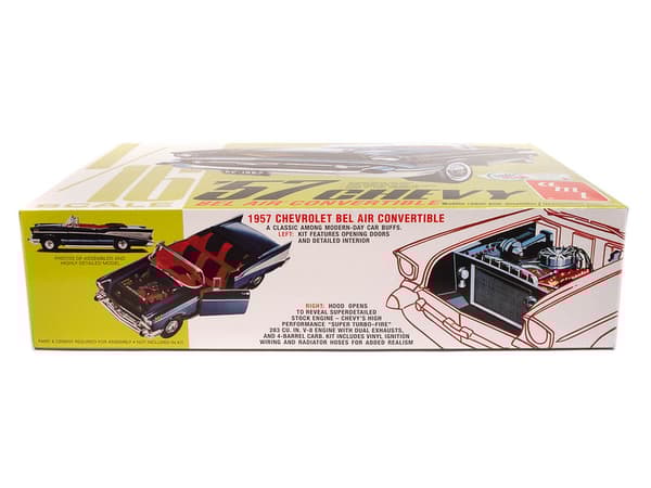 Plastmodel - Bil 1:16 1957 Chevy Bel Air Cabriolet