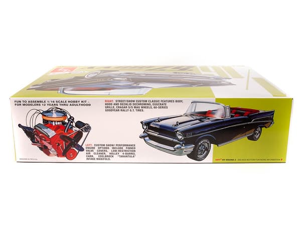 Plastmodel - Bil 1:16 1957 Chevy Bel Air Cabriolet