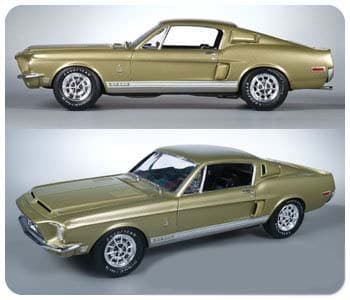 Plastmodelsæt AMT (USA) - 1968 Shelby GT500
