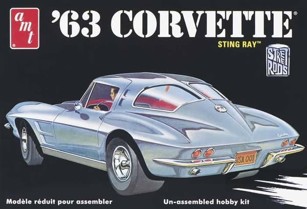 AMT plastmodell - 1963 Chevy Corvette