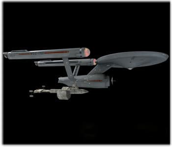 Plastic Model Kit Polar Lights (USA) - Star Trek TOS USS Enterprise Space Seed