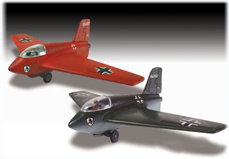 Plastmodellsats Lindberg (USA) Messerschmitt ME-163 Komet jet