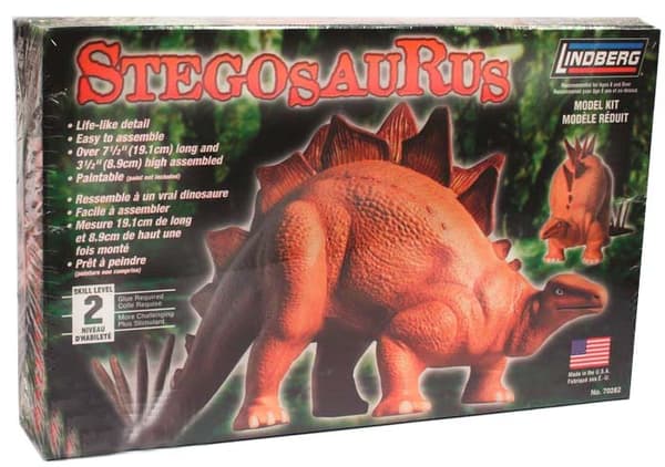 Plast Model Kit Lindberg (USA) Dinosaur Stegosaurus