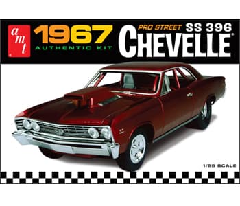 Plastmodel - 1967 Chevy Chevelle Pro Street car - AMT