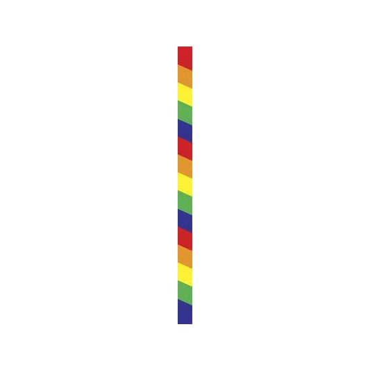 SKYDOG kite - Rainbow Tube 24" - HALE