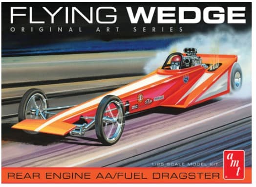 Plastmodell - Flying Wedge Dragster bil 1:25 - Original Art Series - AMT