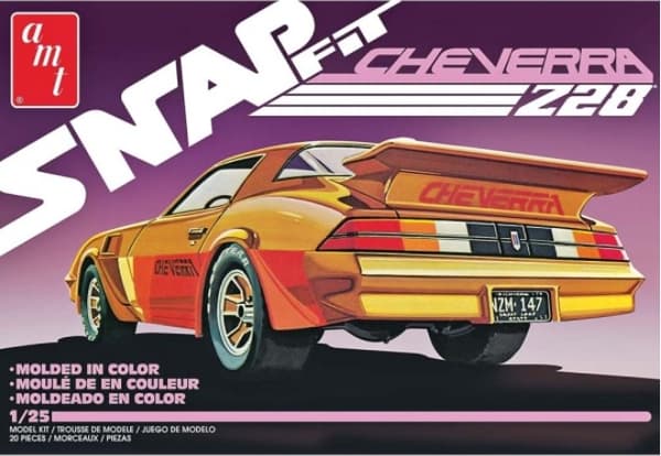 Plastmodel - Cheverra Custom 1980 Camaro Z28 bil - AMT