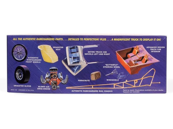 Plastmodel - Bil 1:25 Ramchargers Dragster & Transporter Truck