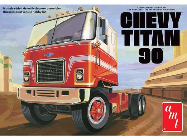 Plastmodel - lastbil 1:25 Chevy Titan 90