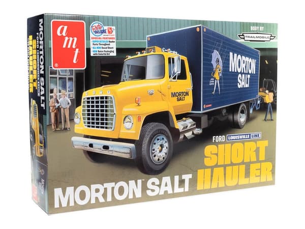 Plastmodel - lastbil 1:25 Ford Louisville kortvogn Morton Salt