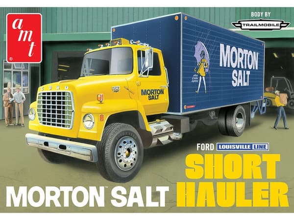 Plastmodel - lastbil 1:25 Ford Louisville kortvogn Morton Salt