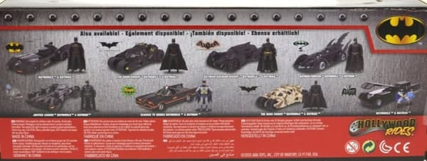 BATMOBILE Batman 1989 model JADA 1:24 metal med Batman figur