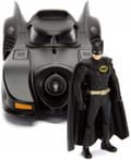 Miniatyrbillede 9 af 11: BATMOBILE Batman 1989 model JADA 1:24 metal med Batman figur