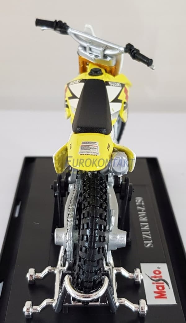 Suzuki RM-Z 250 med stativ 1:18 Maisto 77489
