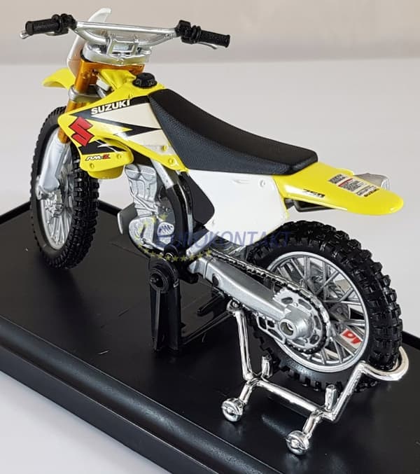 Suzuki RM-Z 250 med stativ 1:18 Maisto 77489