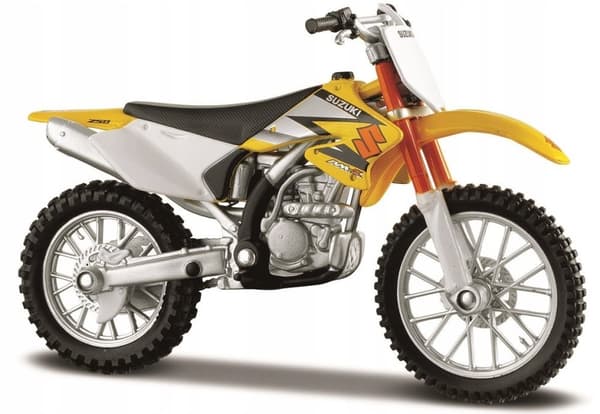 Suzuki RM-Z 250 med stativ 1:18 Maisto 77489