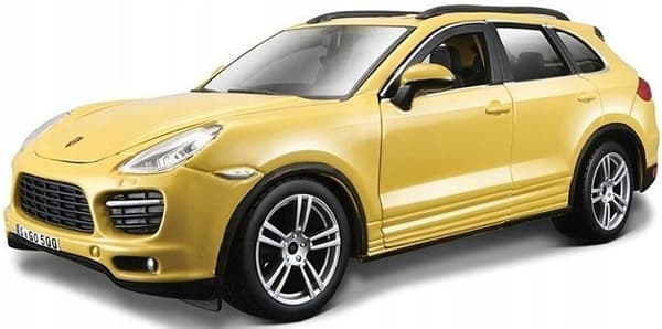 Porsche Cayenne Turbo gul 1:24 Bburago 21056