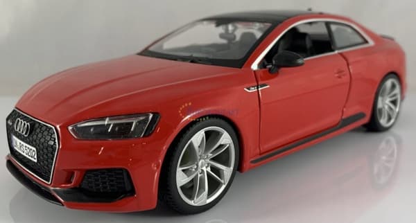 Audi RS 5 coupé rød 1:24 model Bburago 21090