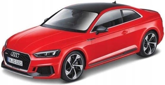 Audi RS 5 coupé rød 1:24 model Bburago 21090