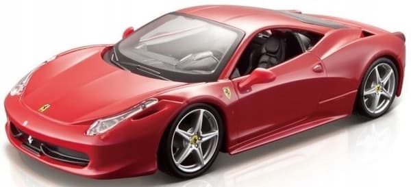 FERRARI 458 Italia rød model Bburago 26003