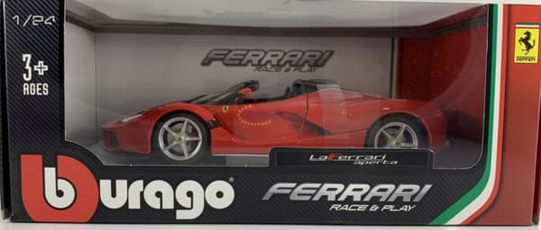 FERRARI LaFerrari Aperta röd modell Bburago 26022
