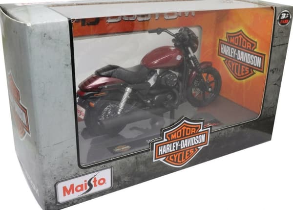 HARLEY DAVIDSON Street 750 2015 1:18 Maisto Bourgogne