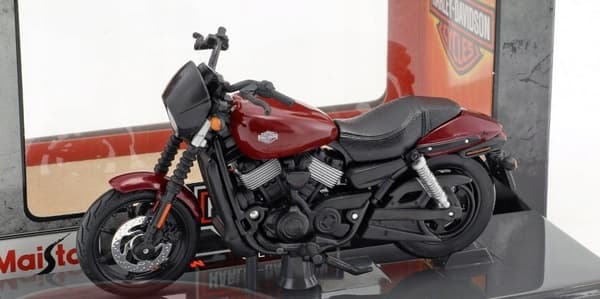 HARLEY DAVIDSON Street 750 2015 1:18 Maisto Bourgogne