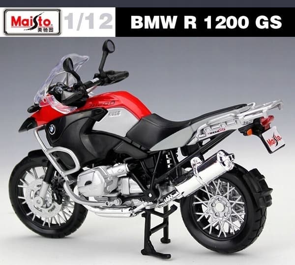 BMW R 1200 GS motorcykel modell 1:12 Maisto 68204