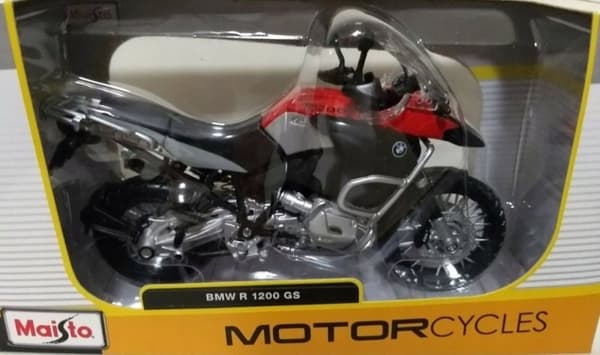 BMW R 1200 GS motorcykel modell 1:12 Maisto 68204