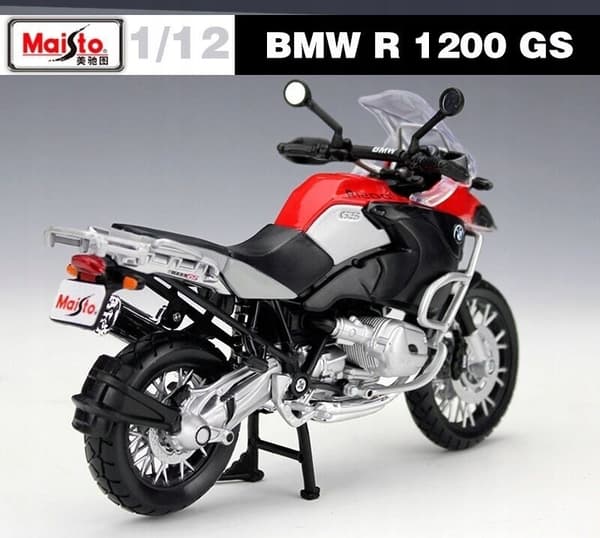 BMW R 1200 GS motorcykel modell 1:12 Maisto 68204