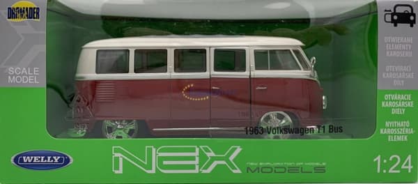 VW Volkswagen T1 1963 Buss WELLY 1:24