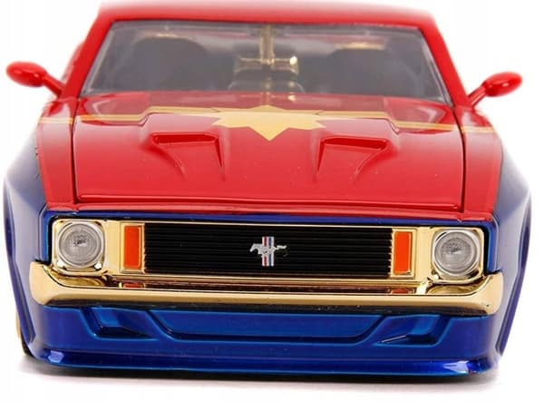 Ford Mustang '73 Kapten Marvel AVENGERS JADA 1:24