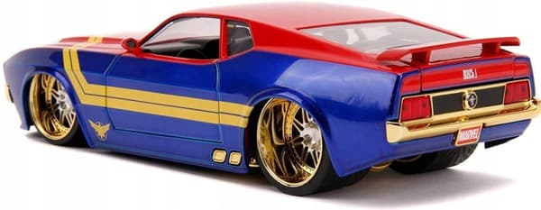 Ford Mustang '73 Kapten Marvel AVENGERS JADA 1:24